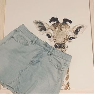 🇺🇸🦅🔥American Eagle• ripped jean skirt🔥🦅🇺🇸